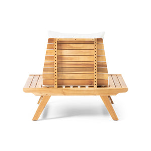 Sedona Outdoor Club Chair With Slatted Design