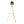 Ahoy Industrial Floor Lamp in Natural Wood and Antique Metal