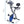 Exercise Bike Folding Stationary Bikes For Home With 16 Level Magnetic Resistance