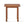 Patio Conversation Set with Acacia Wood Armchairs and End Table