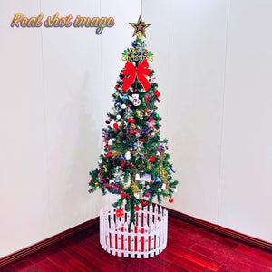 5ft Artificial Christmas Tree with LED Lights - Green