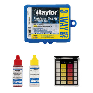 Taylor K-1000 Basic Residential OT DPD Swimming Pool & Spa Test Kit 3-Way K1000 - TRAPSKI