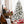 8ft Flocked Scarecrow-Shaped Christmas Tree with 470 Warm Lights