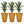 Outsunny - Outdoor Planters (Set of 3) Large Taper Planters With Drainage Holes And Plug, Faux Wood Plastic Flower Pots For Outdoor, Indoor, Garden, Patio