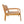 2-Piece Outdoor Teak Acacia Wood Conversation Set