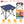 2Pcs Foldable Camping Table Portable Picnic Table Lightweight Travel Desk with 2 Cup Holders/Table Carrying Bag