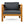 Outdoor Acacia Wood Club Wooden Armchair with Cushions (Set of 4)