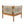 Outdoor Club Chairs (Set of 2) with Diamond-Pattern Beige Rope, Teak Finish
