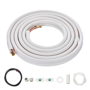 25FT Mini Split Line Set, 1/4" & 3/8" O.D