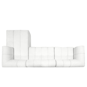 122" Modern L-Shaped Sectional Sofa with Chaise Lounge