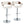 Elisa - Mid Century Modern Adjustable Barstool With Swivel With Rounded T Footrest (Set of 2)