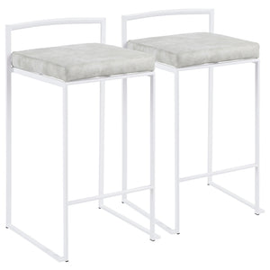 Fuji - Simple Elegance, Contemporary Stackable Counter Stool