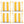 4 Pack Outdoor Pillow Covers - Yellow/White