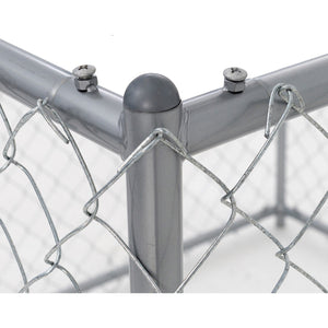 Lucky Dog 10 x 5 x 6" Heavy Duty Outdoor Chain Link Dog House Kennel (2 Pack)