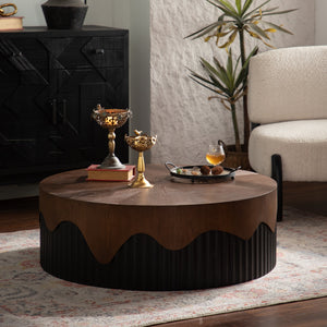 38.97' Round Coffee Table Handcrafted