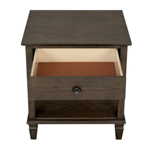 Victoria - Bedside Table With Drawer And Shelf