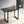 Square Extendable Dining Table With Metal Leg, Modern Space Saving Kitchen Table For Living Room