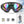 COOLOO Ski Goggles, 2 Pack Snow Goggles Snowboard Goggles for Men Women Kids - UV Protection Foam Anti-Scratch Dustproof