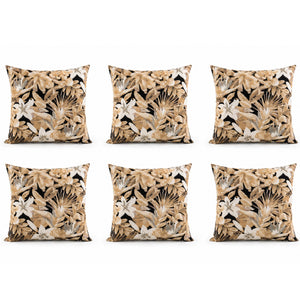 4 Pack Outdoor Pillow Covers - Water-Repellent Decorative Cushion Covers