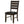 Padded Seat Side Chairs With Tapered Slats (Set of 2)