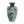 D8.7x15.5' Blue and Brown Reactive Glazed Vase