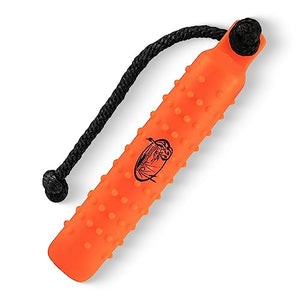 HuntEmUp Hunting Dog Training Equipment - 3 inch Plastic Bumpers With Throw Ropes 6 pc + Fowl Dead Mallard Dummy + Mesh Bumper Bag