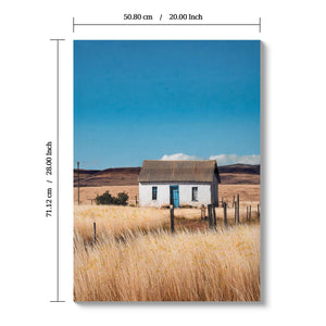 Farmhouse House Wall Art Canvas Print