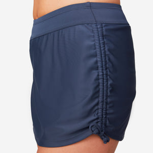 Women's Side Shirred Swim Skirt