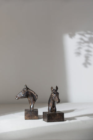 S/2 5.1x4x8' Horse Bookends