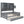 Daybed With All-In-One Cabinet And Shelf