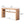 Rustic Solid Wood Console Table with Storage Shelf