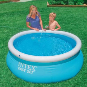 Intex Easy Set 6' x 20" Inflatable Outdoor Swimming Pool w/ 330 GPH Filter Pump - TRAPSKI