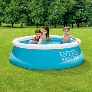 Intex Easy Set 6' x 20" Inflatable Outdoor Swimming Pool w/ 330 GPH Filter Pump - TRAPSKI