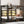 Queen Over Queen Bunk Bed With Storage Cabinets And LED Sturdy Frame, 6 Storage Units, Adjustable LED Lights - Black