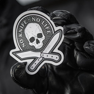 M-Tac Bumper Sticker No Knife No Life
