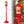 61 Inch Christmas Musical Street Lamp Post with Detachable Snow Globe Lantern-Red