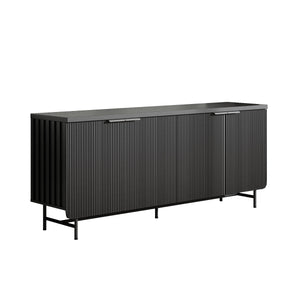 Modern Scandinavian Alcove Door Kitchen Storage Sideboard Buffet Cabinet Console