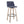 Toriano - Mid-Century Modern Fixed Height BarStool With Round Footrest (Set of 2)