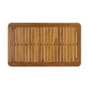 2-Pieces Outdoor Sofa Set with Cushions Teak Acacia Wood