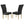 Modern Design Upholstered Dining Chair (Set of 2)