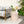 Elegant Indoor/Outdoor Lightweight Concrete Side Table With Travertine - Beige