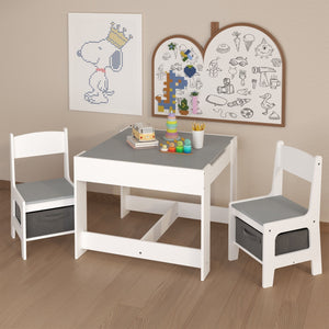 Kids 3-In-1 Activity Table And Chair Set