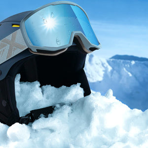 EXP VISION Ski/Snowboard Goggles for Men Women, OTG Snow Goggles Anti Fog UV Protection