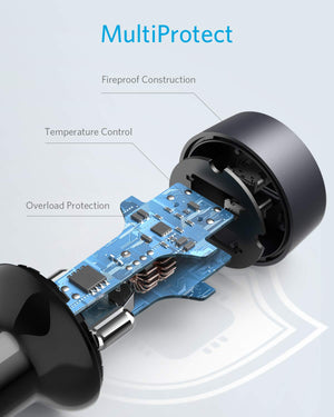 Anker <b>PowerDrive III</b> Duo USB-C Car Charger - TRAPSKI