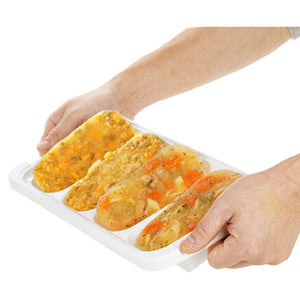 PrepWorks PKS-725 Dishwasher Safe 1 Cup 4 Serving Food Storage Freezer Pod Tray