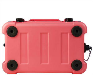 Driftsun Heavy Duty Portable 20 Quart Insulated Hard Ice Chest Cooler, Coral