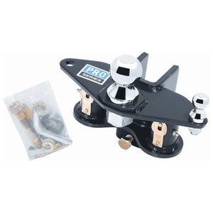 Pro Series Round Bar Weight Distributing Kit with Sway Control Ball & Hardware
