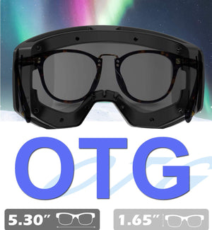 EXP VISION Ski/Snowboard Goggles for Men Women, OTG Snow Goggles Anti Fog UV Protection