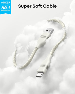 Anker USB-A to USB-C Cable (3 ft/6 ft, Upcycled-Braided) - TRAPSKI