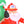 Inflatable Santa Truck with Lit Christmas Tree